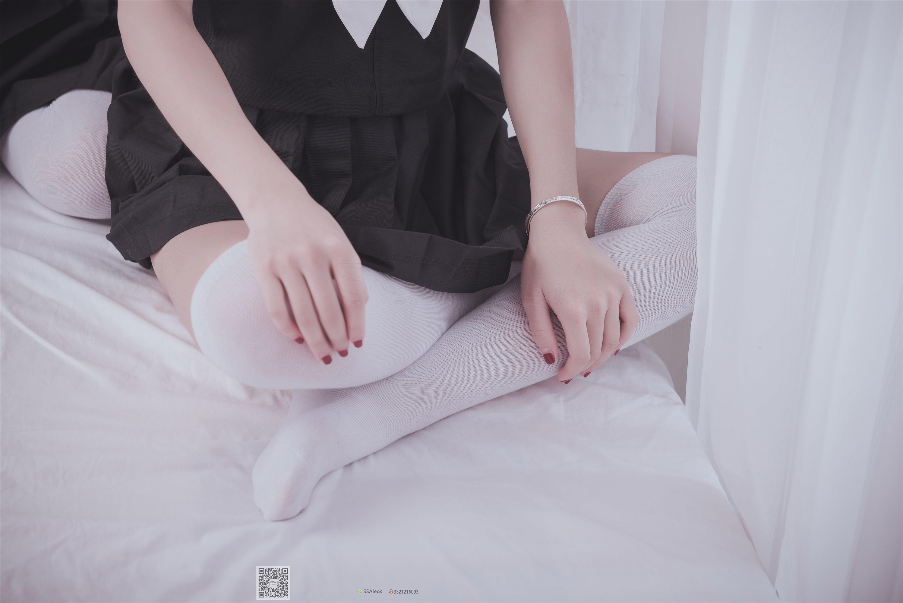 SSA丝社 NO.028 青青姐妹 姐妹花的JK情